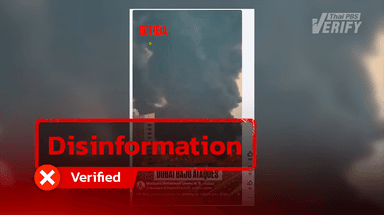 Ajman fruit market fire video in Dubai distorted as 2026 Iranian attack