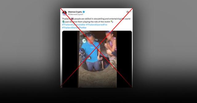Verified: Old clip of staged refugee scene in Thailand unrelated to border conflict