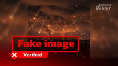 Image of alleged missile strikes on Tel Aviv found to be AI-generated